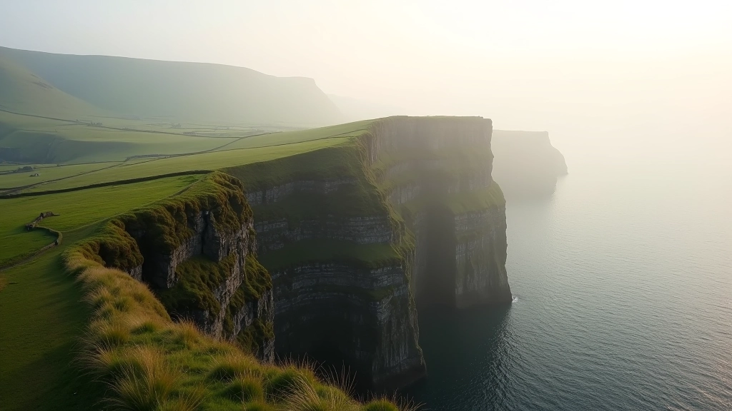 Scenic Irish coastal landscape